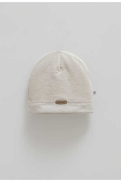 Caramell Perlababy 100% Cotton Soft Style Boys Beanie 1-12 Months