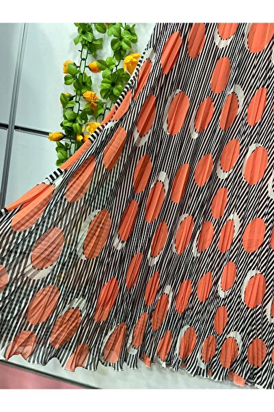 edu collection Fusta clopot din șifon cu model, cu căptușeală