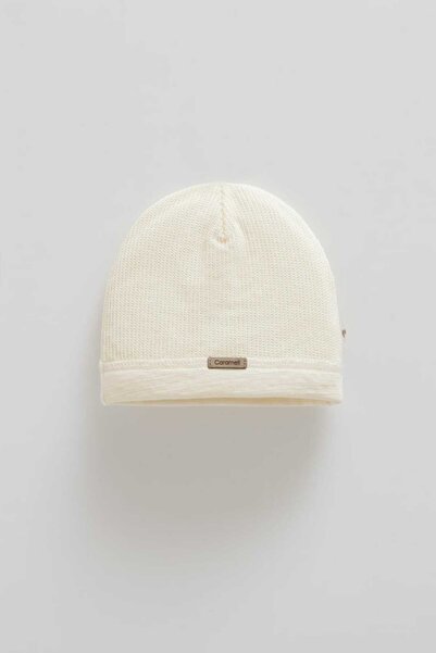 Caramell Perlababy 100% Cotton Soft Style Boys Beanie 1-12 Months