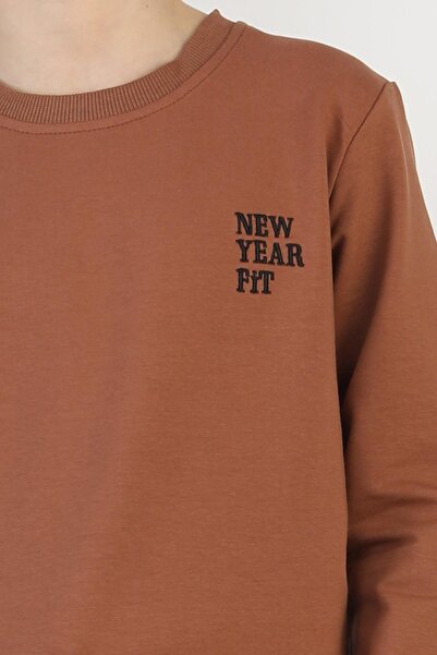 NEW YEAR FİT İki İplik Ba Printed Boys' Set