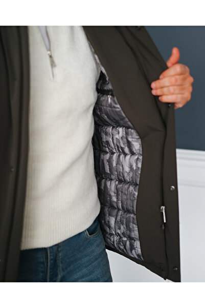 Avni Ceylan Men's Nordic Pro Hooded Premium Parka Coat Water Repellent Smart Fabric