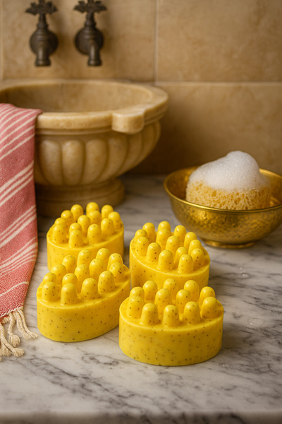Günebakan Lemon Herbal Massage & Cellulite Soap