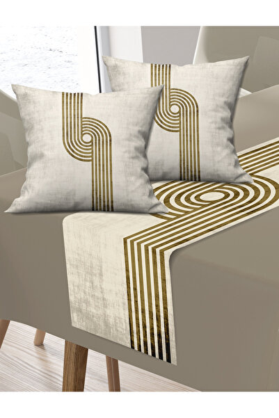 Ardizayn Venice - Velvet Fabric, Balcony, Garden, Kitchen Runner and Set of 2 Throw Pillow Covers