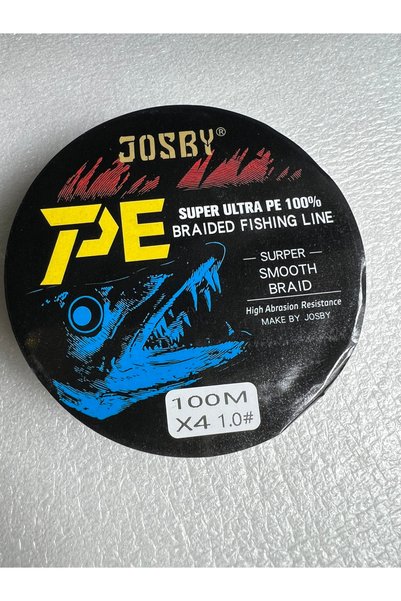 CTC Josby Pe Super Ultra 100% Braided Fishing Line 100m X4 1.0(Colorful)