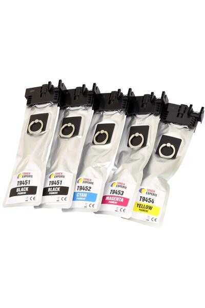 Propart Set de 5 Cartuse inkjet T9451, T9452.T9453, T9454 Negru, Albastru, Ro...