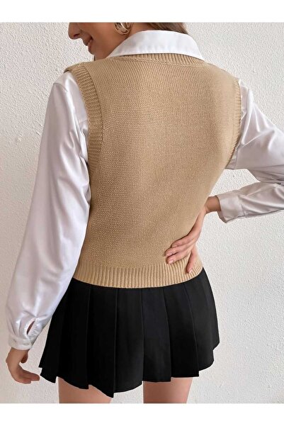 youknitwear you Cameron 100% Cotton V-Neck Women's Sweater