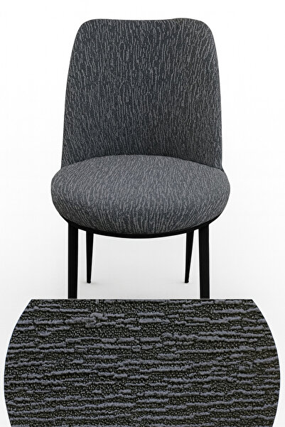 ELHAS Jacquard, Stick Pattern Oval Chair Cover, Elastic, Stretchable, Washabl...