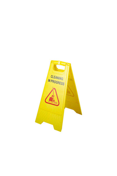 Easton Cleaning in Progress Warning Sign (Foldable Wet Floor Indicator)