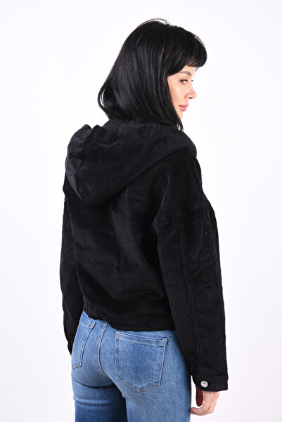 ONLY Global Black oversized striped jacket - Size M