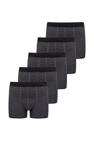 Paul Parker Pamuklu Antrasit 5'li Boxer