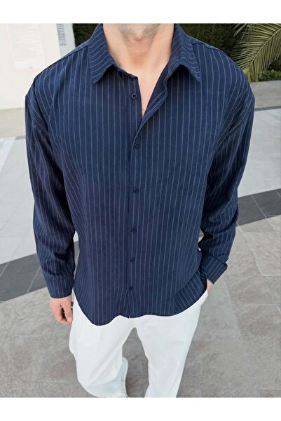 THMANY YIKAMALI SATEN OVERSİZE KIŞLIK GÖMLEK