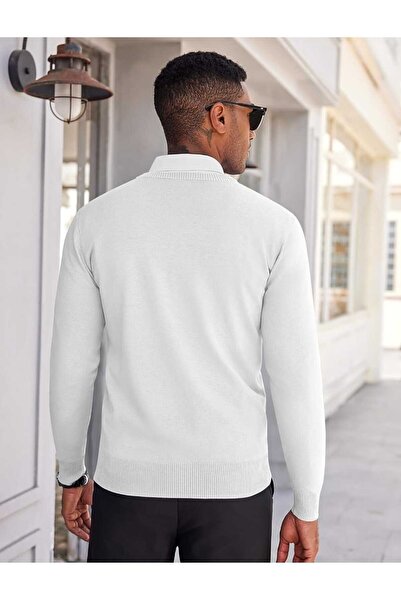 youknitwear you Shaun 100% Cotton V-Neck Knitwear Sweater