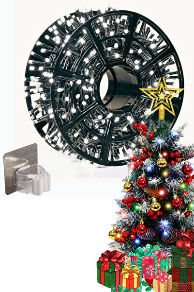 OEM LED Light Installation 40M + Self-Adhesive Support 8x8 cm, 8 Light Effects, Cool White, 40 m