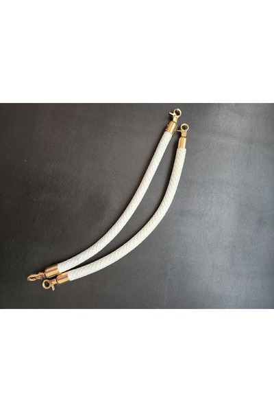 FERİHA HOBİ AKSESUAR Knitted Handle with Hook 35 cm 2 Pieces