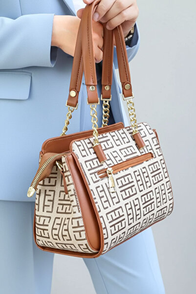 POLO CLUB Women's Polo 4 Compartment Chain Detailed Long Crossbody Strap & Handbag 4040 (23X19 cm)