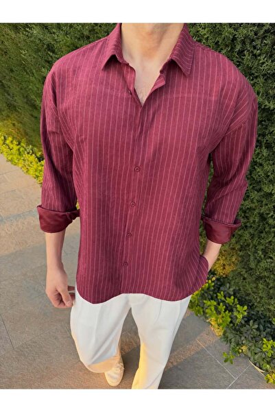 THMANY YIKAMALI SATEN OVERSİZE KIŞLIK GÖMLEK