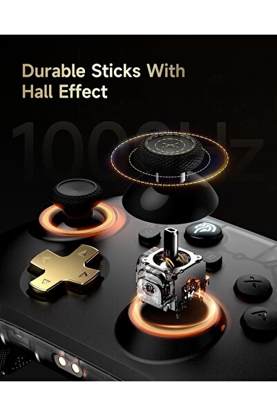 EasySMX D05 Wireless PC Controller with Charging Dock, Hall Sensor & RGB Lighting