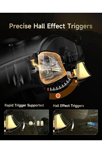 EasySMX D05 Wireless PC Controller with Charging Dock, Hall Sensor & RGB Lighting