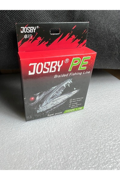 CTC خيط صيد JOSBY PE فائق الجودة 100% منسوج 100 متر X4 1.0 (رمادي)