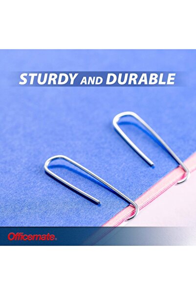 officemate No.1 Paper Clips, 1000 pcs (10 x 100), Silver
