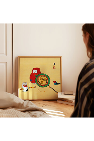 ARTHOUSECOLLECTIVE Kamisaka Sekka – Japanese Artworks - Square Poster - Unframed Poster in Painting Sizes