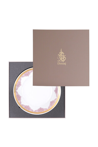 Dimlaj Selena Porcelain Plate CB/1-Gold
