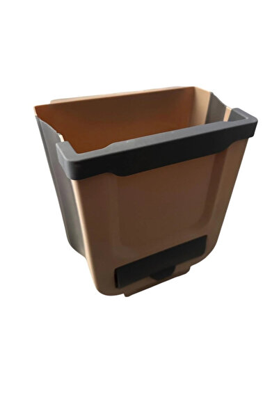PLAS Foldable Kitchen Trash Can with Bag Chamber
