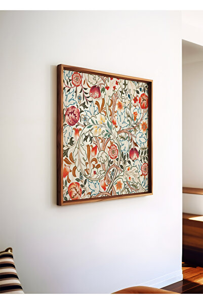 ARTHOUSECOLLECTIVE William Morris Poster - Flower Pattern – Square Poster - Unframed Poster in Painting Sizes