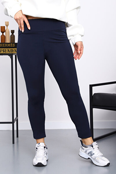 İmajButik Navy Blue High Waist Diver Tights