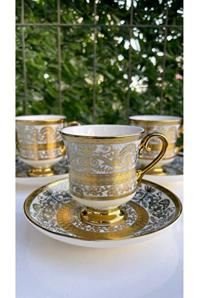 KÖSEOĞLU HOME كوب قهوة منقوش لـ 6 أشخاص من كوسوفا