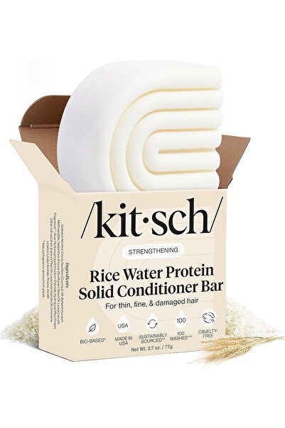 Kitsch Rice Water Protein Conditioner Bar – Strengthening, Paraben & Sulfate ...