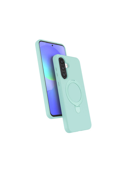 eco port غطاء حماية سامسونج جالاكسي A17 5G ريجال مع حامل ماج سيف - أخضر مائي