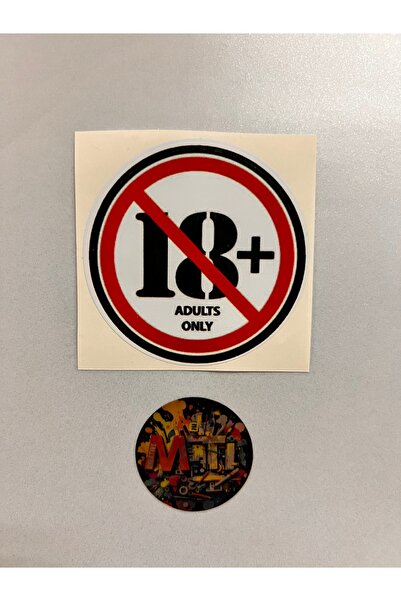 sticker 18+ Eighteen Years Old Restriction 7X7Cm Car Motorcycle Helmet Laptop Windshield Sticker Printing
