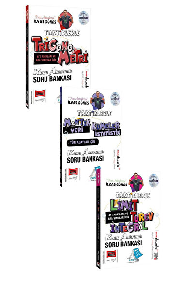 Yargı Yayınları Tüm Adaylar İçin Taktiklerle Trigonometri+Mantık Kümeler+Limi...