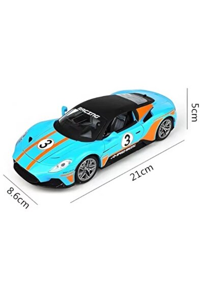 Toybox 1:22 DC Maserati MC20 Alloy Metal Pull Back Die-cast Car Model with Sound and Light Toy for Kids
