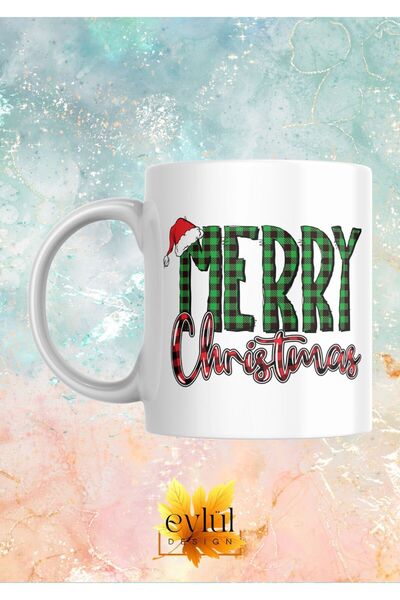 Eylül Design New Year Special Design Merry Christmas Printed Mug Cup Gift Tea...