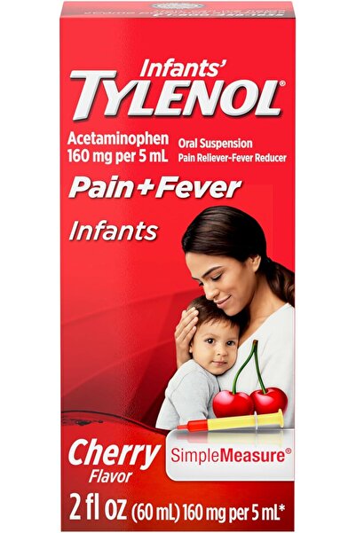Tylenol Infants' Liquid Acetaminophen, Cherry Flavor, 2 fl oz