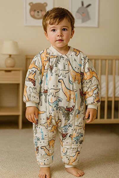 mayakids Unisex Padded Soft Cotton Animal Printed Sleeping Bag