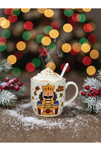 toganstore Yılbaşı Temalı Fındık Kıran Kupa 3'lü Hediyelik Set