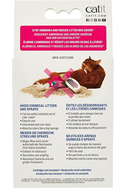 Catit Magic Blue Litter Box Air Purifier, Refill Pads