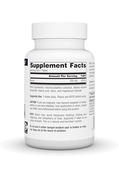 source naturals Niacin Tablets (100 mg, 250 Count)