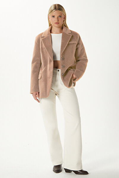 Ritnice Women's Tylor Mink Faux Fur Coat