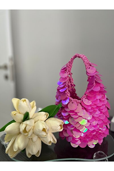 BAGS Pullu abiye çanta