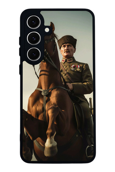 SCALETA CASE حافظة سوداء غير لامعة متوافقة مع هاتف سامسونج جالاكسي A16 - غطاء...