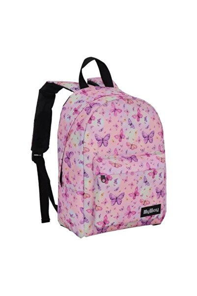 Tessari Preschool Backpack Pink Rainbow with Butterfly Pattern - My Way