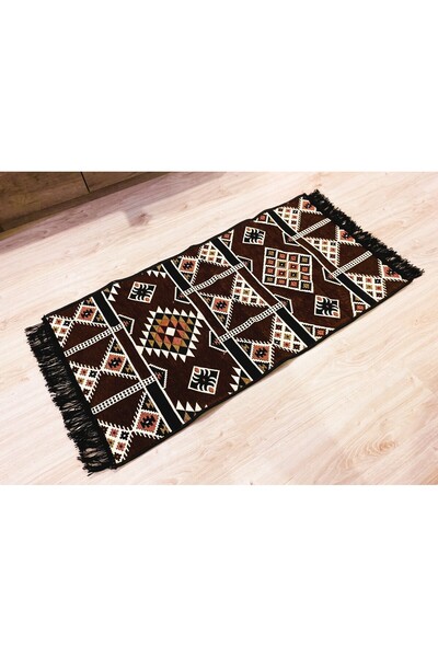 Casa de vis Online Traditional style carpet, cotton with jute, Casa De Vis Online, brown, 60 x 120 CM