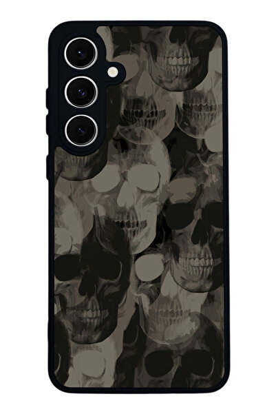 SCALETA CASE حافظة سوداء غير لامعة متوافقة مع هاتف Samsung Galaxy S24 FE - غط...