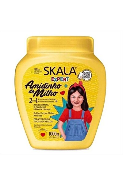 SKALA Cream Amidinho de Milho Kids 1kg(35.2oz) - Daily Care for Delicate Hair