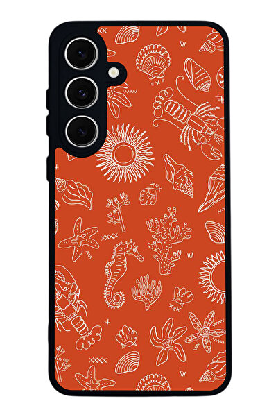 SCALETA CASE حافظة سوداء غير لامعة متوافقة مع هاتف Samsung Galaxy S24 FE - غط...