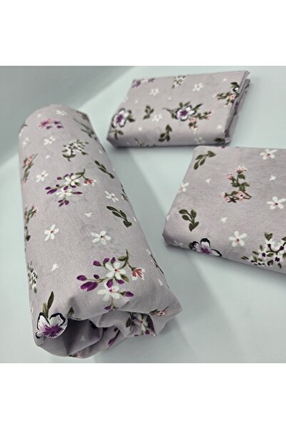 pınarhome collectıon Fabric Fitted Sheet for Pad Beds + Pillow Case with Cover (Corner Depth 30 Cm) New Season***